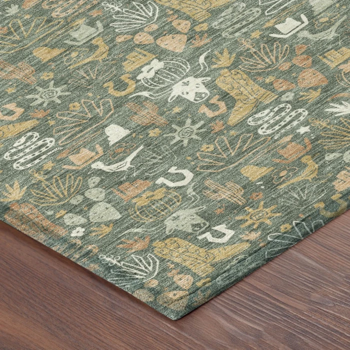 Addison Rugs Chantille Green ACN2613 8ft. x 10ft. Rect. Rug