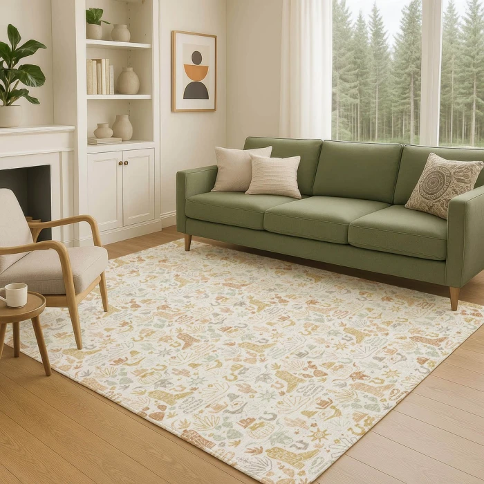 Addison Rugs Chantille Ivory ACN2613 5ft. x 7ft.6in. Rect. Rug