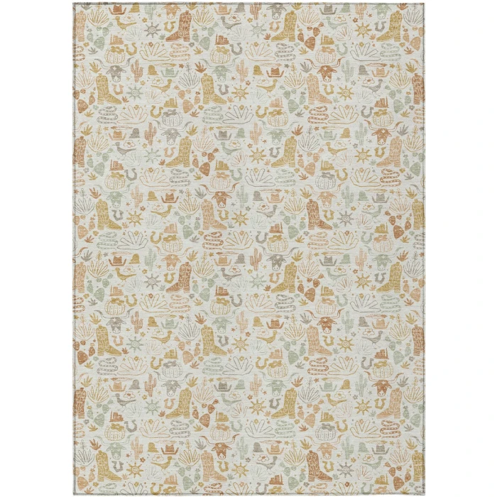 Addison Rugs Chantille Ivory ACN2613 5ft. x 7ft.6in. Rect. Rug