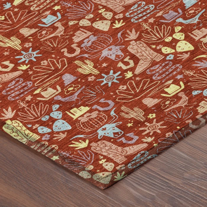 Addison Rugs Chantille Red ACN2613 5ft. x 7ft.6in. Rect. Rug