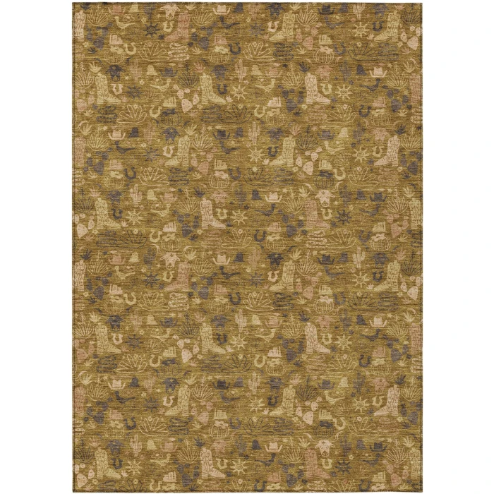 Addison Rugs Chantille Gold ACN2613 9ft. x 12ft. Rect. Rug