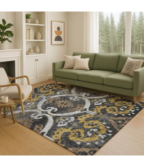 Addison Rugs Chantille Black ACN2614 5ft. x 7ft.6in. Rect. Rug