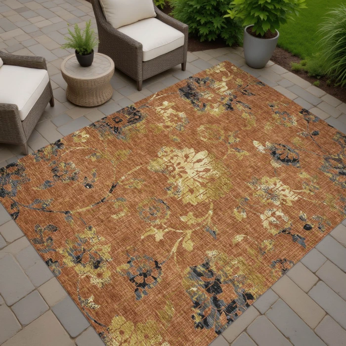 Addison Rugs Chantille Orange ACN2616 5ft. x 7ft.6in. Rect. Rug
