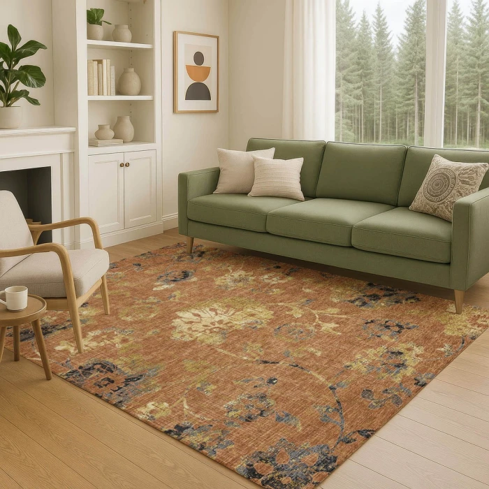 Addison Rugs Chantille Orange ACN2616 5ft. x 7ft.6in. Rect. Rug
