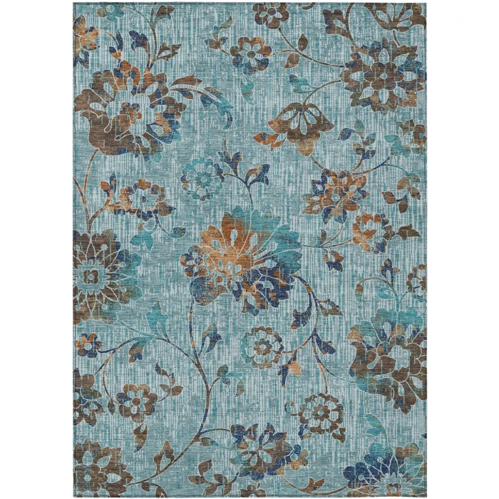 Addison Rugs Chantille Teal ACN2616 5ft. x 7ft.6in. Rect. Rug