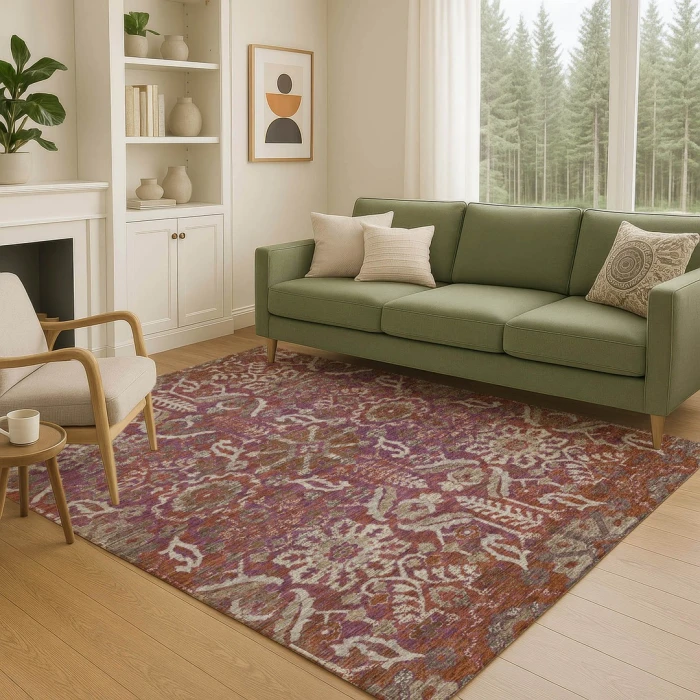 Addison Rugs Chantille Purple ACN2617 9ft. x 12ft. Rect. Rug