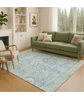 Addison Rugs Chantille Teal ACN2617 9ft. x 12ft. Rect. Rug