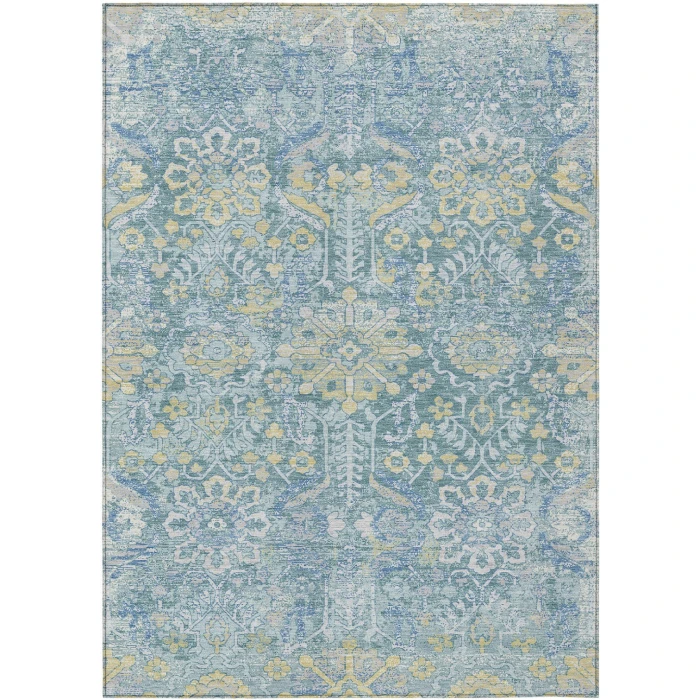 Addison Rugs Chantille Teal ACN2617 9ft. x 12ft. Rect. Rug