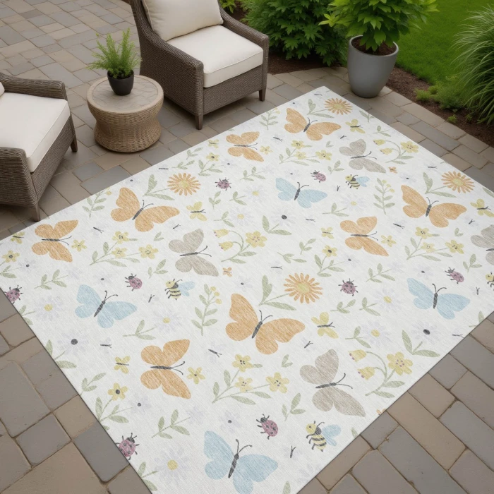 Addison Rugs Chantille Ivory ACN2618 8ft. x 10ft. Rect. Rug