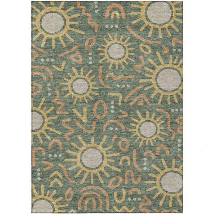 Addison Rugs Chantille Green ACN2620 8ft. x 10ft. Rect. Rug