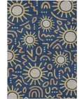 Addison Rugs Chantille Blue ACN2620 5ft. x 7ft.6in. Rect. Rug