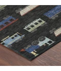 Addison Rugs Chantille Black ACN2621 9ft. x 12ft. Rect. Rug