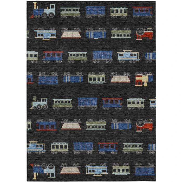 Addison Rugs Chantille Black ACN2621 9ft. x 12ft. Rect. Rug