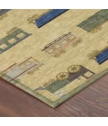 Addison Rugs Chantille Gold ACN2621 5ft. x 7ft.6in. Rect. Rug