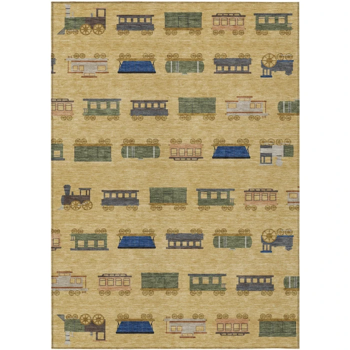Addison Rugs Chantille Gold ACN2621 5ft. x 7ft.6in. Rect. Rug