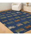 Addison Rugs Chantille Blue ACN2621 8ft. x 10ft. Rect. Rug