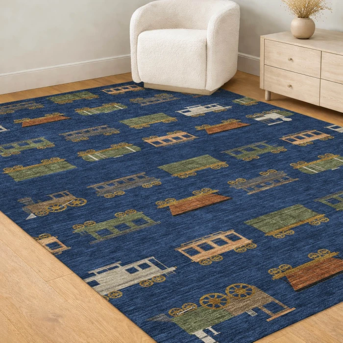 Addison Rugs Chantille Blue ACN2621 8ft. x 10ft. Rect. Rug