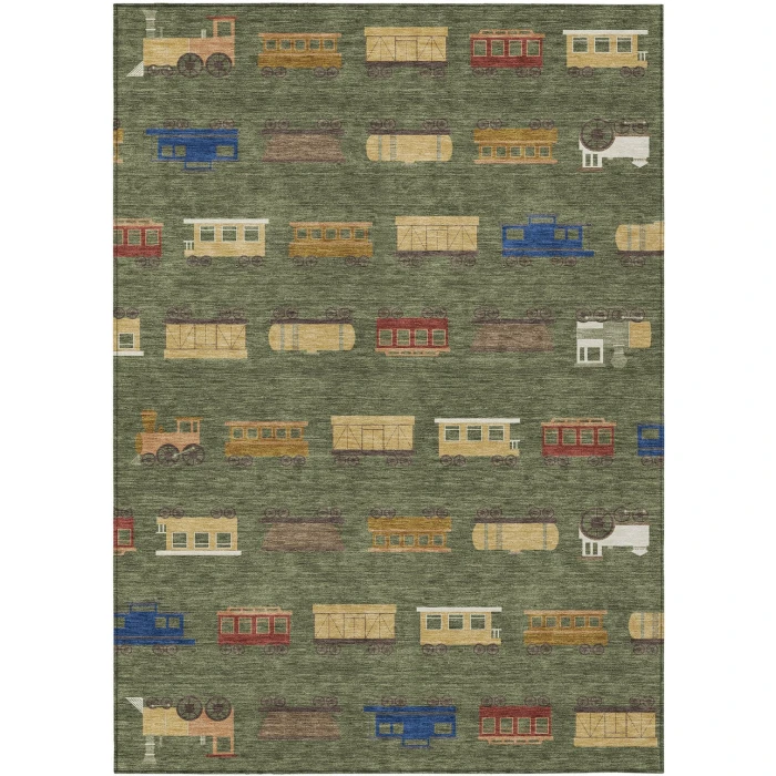Addison Rugs Chantille Green ACN2621 5ft. x 7ft.6in. Rect. Rug