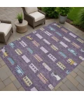Addison Rugs Chantille Purple ACN2621 5ft. x 7ft.6in. Rect. Rug
