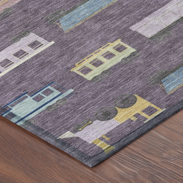 Addison Rugs Chantille Purple ACN2621 5ft. x 7ft.6in. Rect. Rug