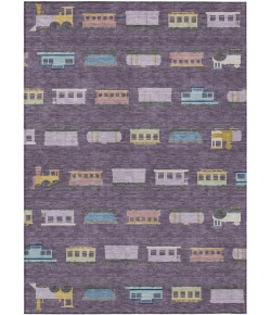 Addison Rugs Chantille Purple ACN2621 5ft. x 7ft.6in. Rect. Rug