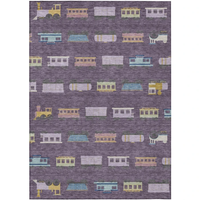 Addison Rugs Chantille Purple ACN2621 5ft. x 7ft.6in. Rect. Rug