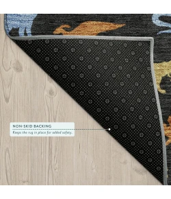 Addison Rugs Chantille Black ACN2622 5ft. x 7ft.6in. Rect. Rug