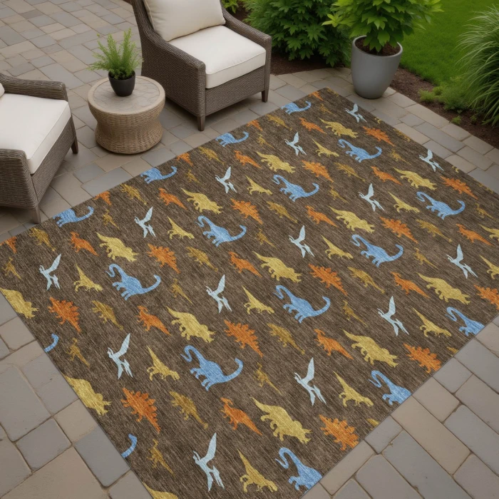 Addison Rugs Chantille Brown ACN2622 8ft. x 10ft. Rect. Rug