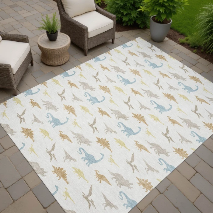 Addison Rugs Chantille Ivory ACN2622 5ft. x 7ft.6in. Rect. Rug