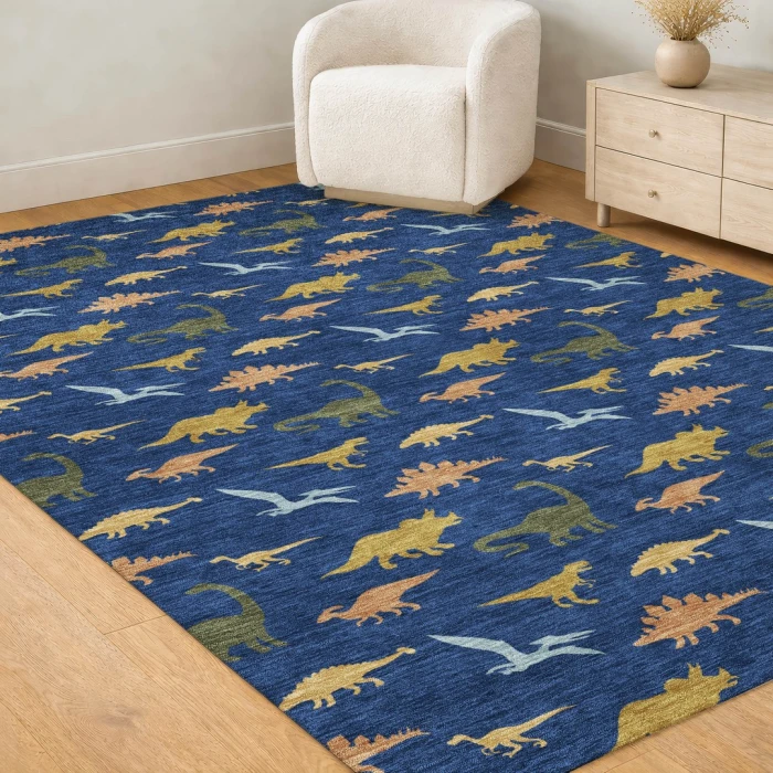Addison Rugs Chantille Blue ACN2622 8ft. x 10ft. Rect. Rug
