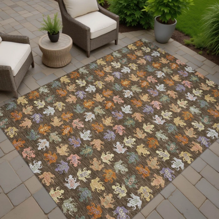 Addison Rugs Chantille Brown ACN2623 9ft. x 12ft. Rect. Rug