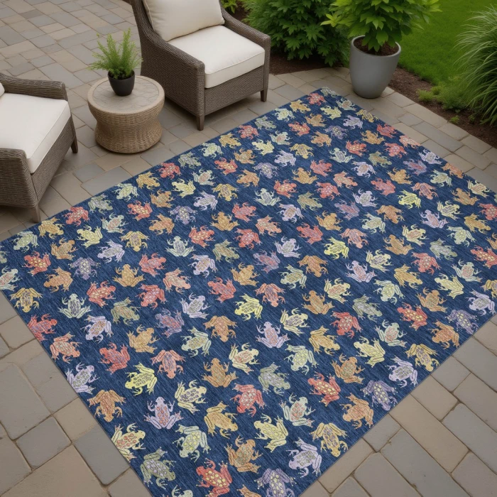 Addison Rugs Chantille Blue ACN2623 5ft. x 7ft.6in. Rect. Rug