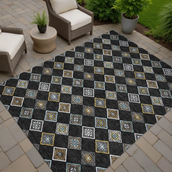 Addison Rugs Chantille Black ACN2624 5ft. x 7ft.6in. Rect. Rug