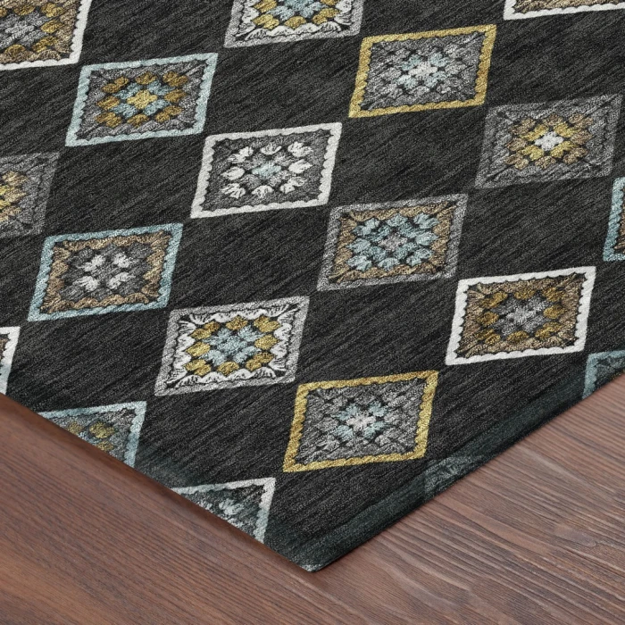 Addison Rugs Chantille Black ACN2624 5ft. x 7ft.6in. Rect. Rug