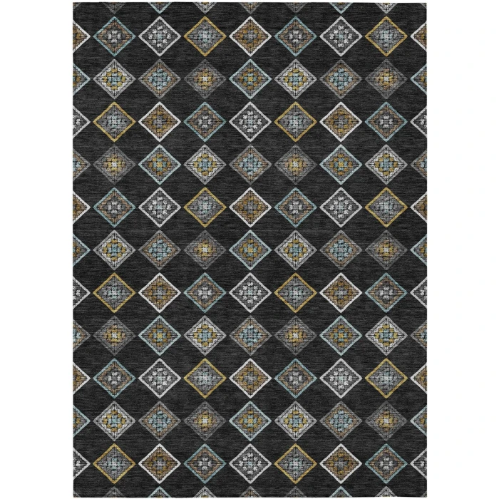Addison Rugs Chantille Black ACN2624 5ft. x 7ft.6in. Rect. Rug