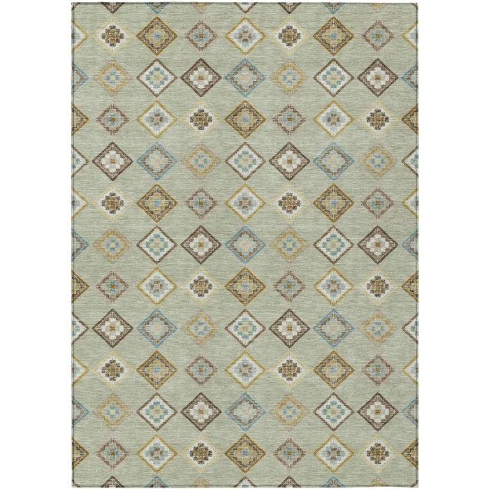 Addison Rugs Chantille Green ACN2624 9ft. x 12ft. Rect. Rug