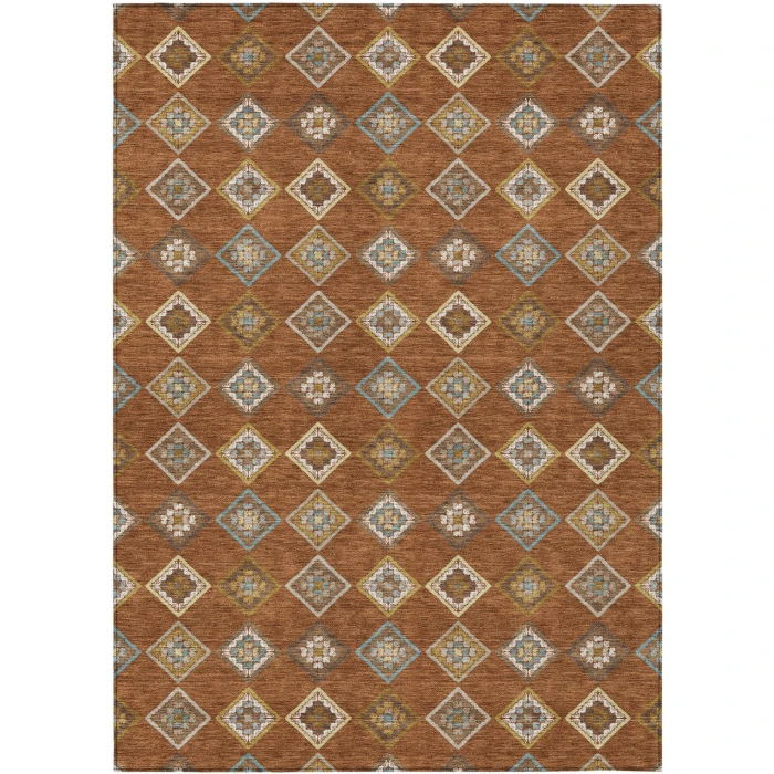 Addison Rugs Chantille Orange ACN2624 9ft. x 12ft. Rect. Rug