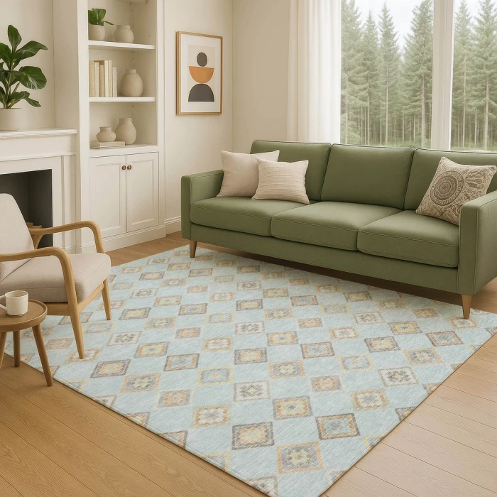 Addison Rugs Chantille Blue ACN2624 5ft. x 7ft.6in. Rect. Rug