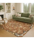 Addison Rugs Chantille Orange ACN2625 9ft. x 12ft. Rect. Rug