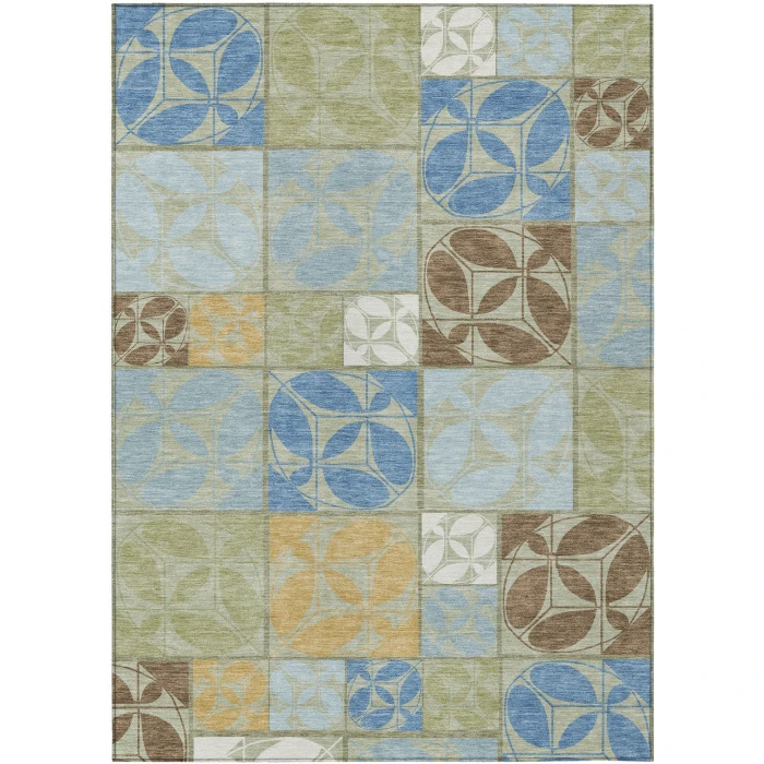 Addison Rugs Chantille Green ACN2626 9ft. x 12ft. Rect. Rug