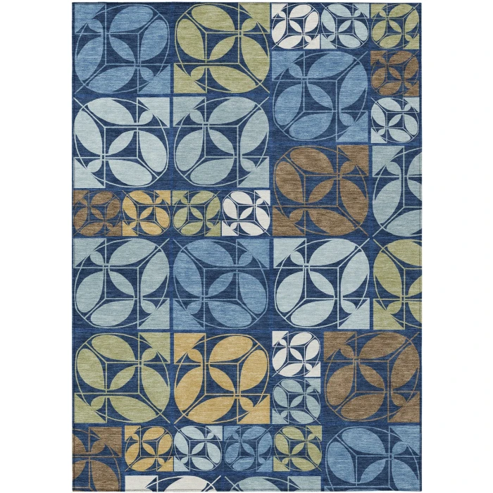 Addison Rugs Chantille Blue ACN2626 5ft. x 7ft.6in. Rect. Rug