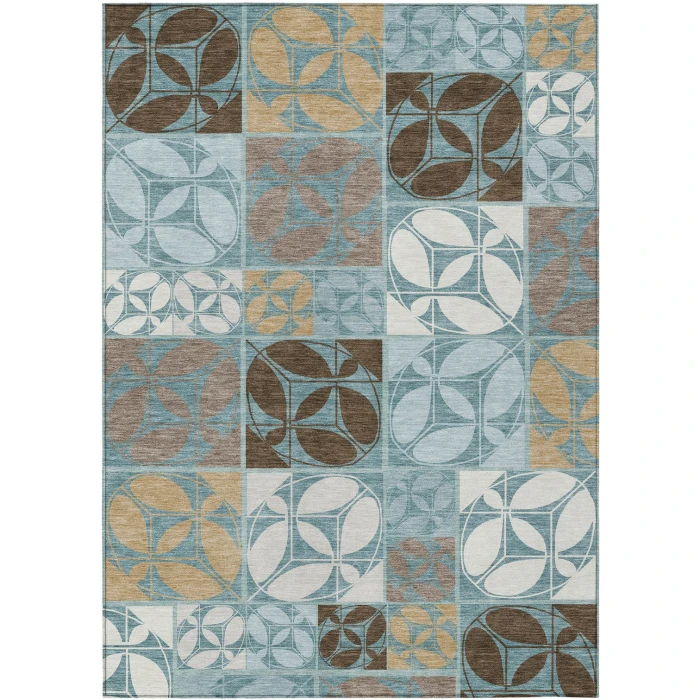 Addison Rugs Chantille Teal ACN2626 8ft. x 10ft. Rect. Rug