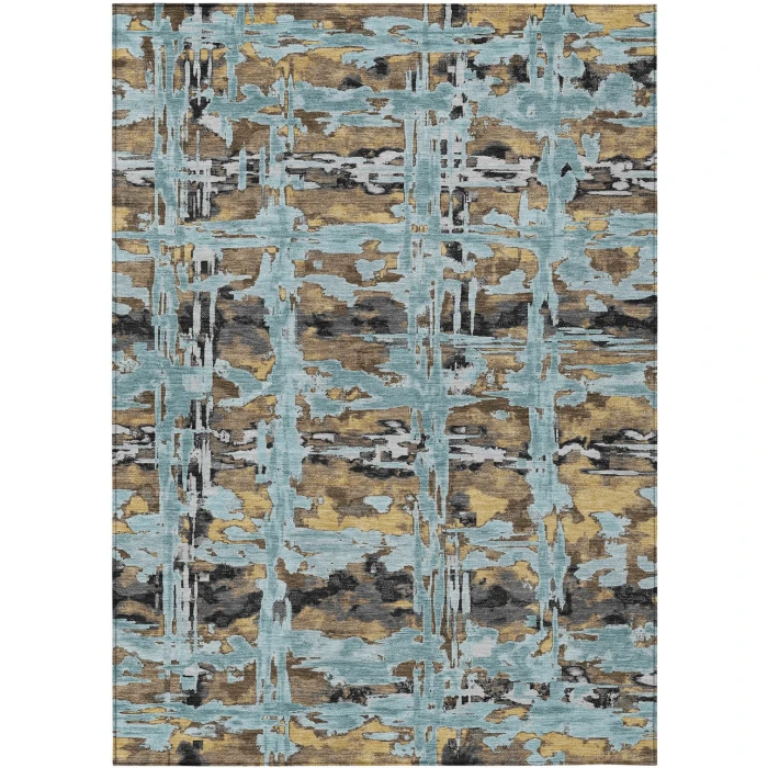 Addison Rugs Chantille Teal ACN2627 8ft. x 10ft. Rect. Rug