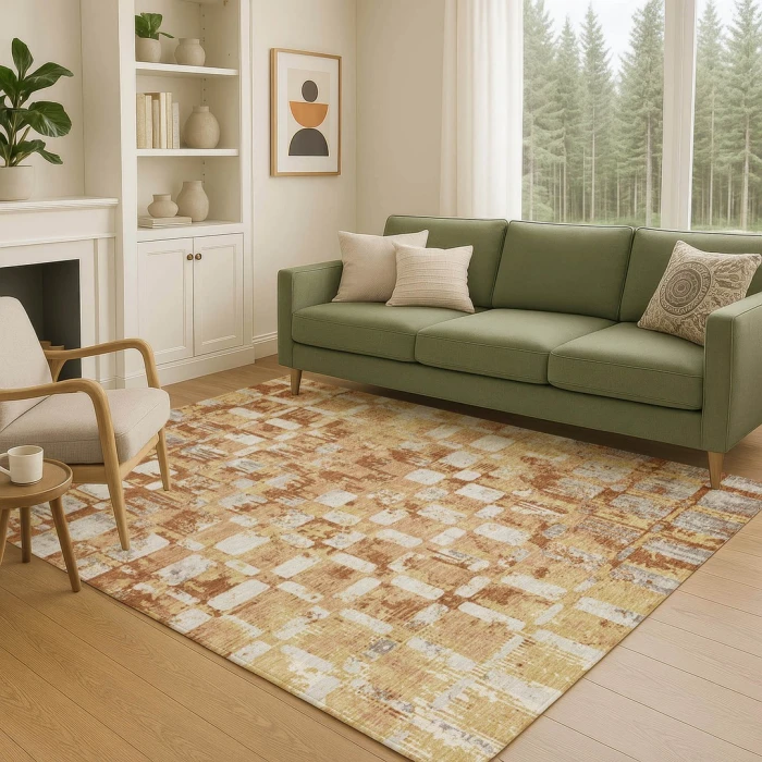 Addison Rugs Chantille Orange ACN2628 5ft. x 7ft.6in. Rect. Rug