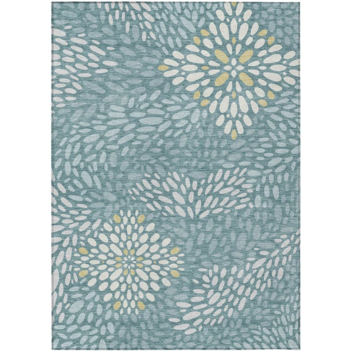 Addison Rugs Chantille Teal ACN2629 5ft. x 7ft.6in. Rect. Rug