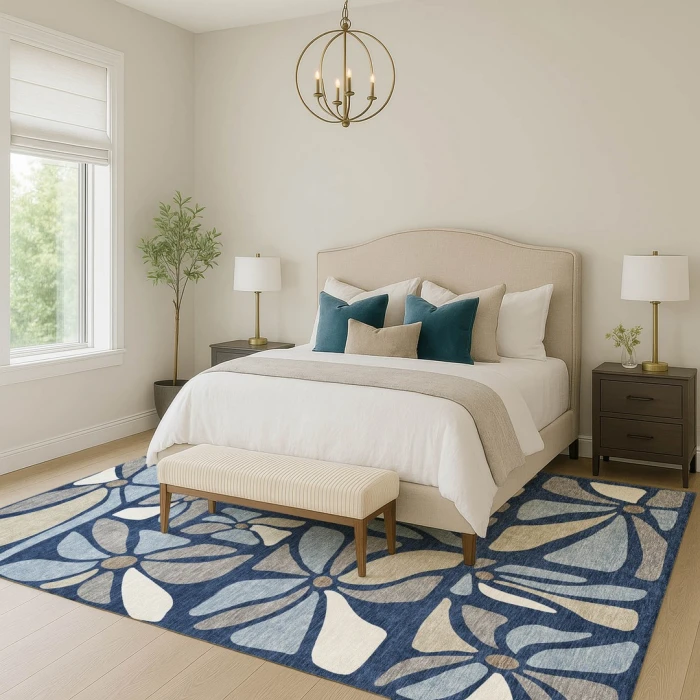 Addison Rugs Chantille Blue ACN2630 5ft. x 7ft.6in. Rect. Rug
