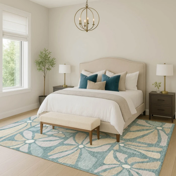 Addison Rugs Chantille Teal ACN2630 8ft. x 10ft. Rect. Rug