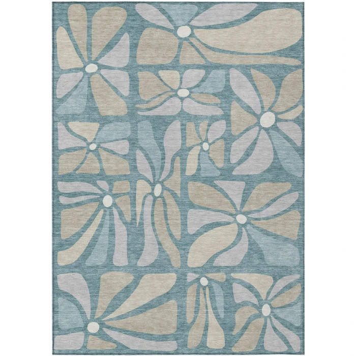 Addison Rugs Chantille Teal ACN2630 8ft. x 10ft. Rect. Rug