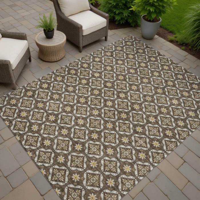 Addison Rugs Chantille Brown ACN2631 9ft. x 12ft. Rect. Rug