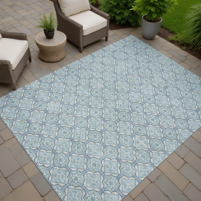 Addison Rugs Chantille Blue ACN2631 9ft. x 12ft. Rect. Rug